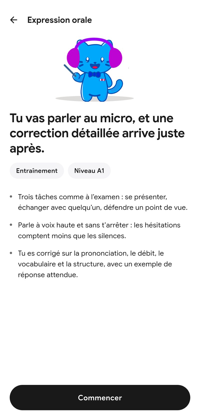 Tu parles au micro